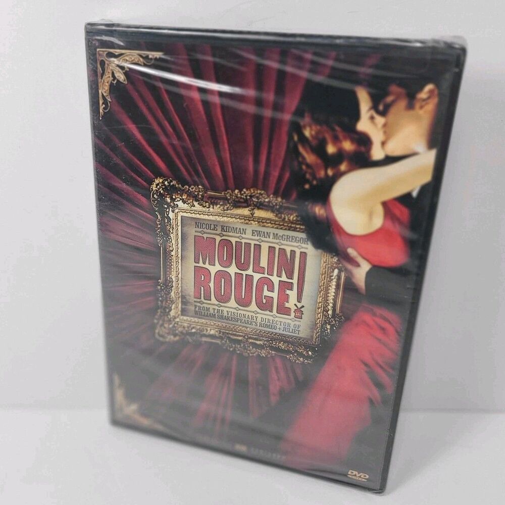 Moulin Rouge DVD Widescreen New Sealed Nicole Kidman Ewan McGregor Vaz Luhrmann